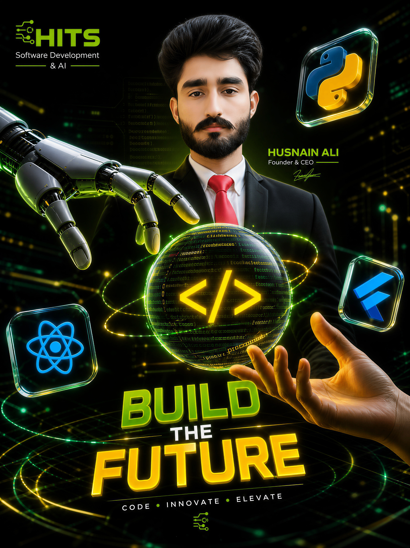 HITS Software Development and AI Founder Poster