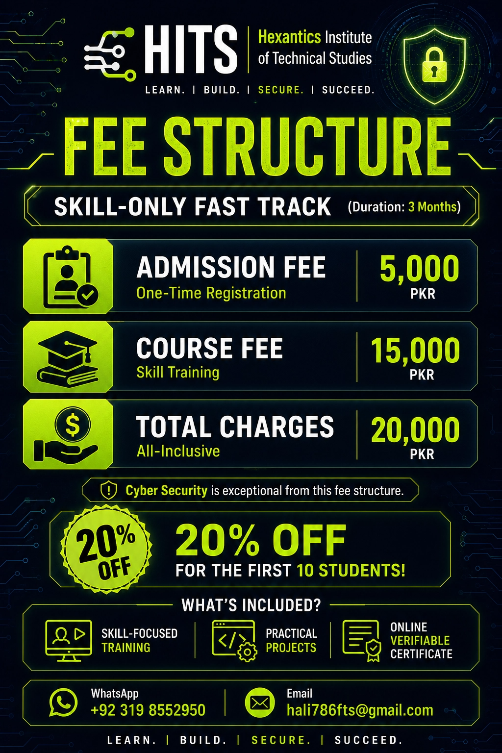 Fee Plan 1